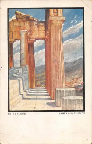B106979 Griechenland Bethe Loewe Athen Parthenon athena athens