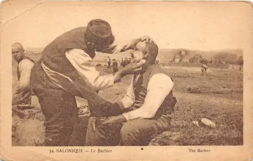 B92356 Salonique Le Barbier Der Barbier Griechenland Typen Folklore
