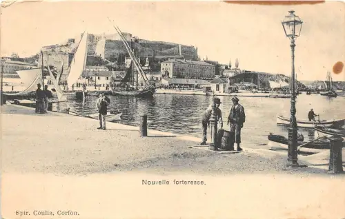 B92311 Nouvelle Forteresse Schiff Bateaux Corfou Korfu Griechenland