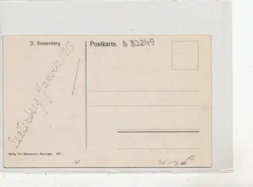 B82249 St Beatenberg Bern Schweiz Vorder Rückseite Bild
