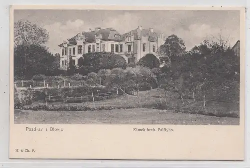B82299 Blovic Zamek Hrab Palffyho Tschechien Vorder Rückseite Bild