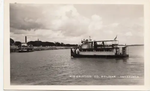 B78010 Rio Orinoco Bolivar Schiff Bateaux Venezuela Scan Vorder-/Rückbild