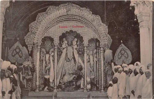 Lot158 Tempel Darbanga Indien Volk Götter