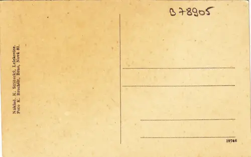 B78905 lelekovice Tschechien Vorder-/Rückbild