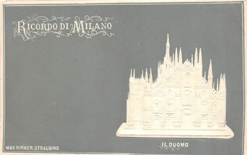 B93938 ricordo di milano geprägt il duomo italien