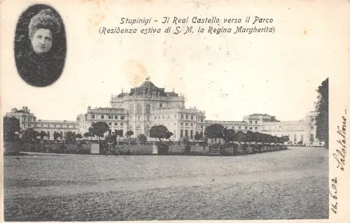 B92749 stupinigi il real castello verso il parco italien
