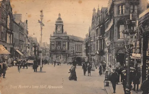 BR64453 Bigg Market and Town Hall Newcastle UK