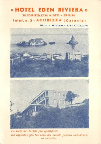 BR42714 Hotel eden Riviera Acitrezza Catania sulla riviera dei ciclopi italien