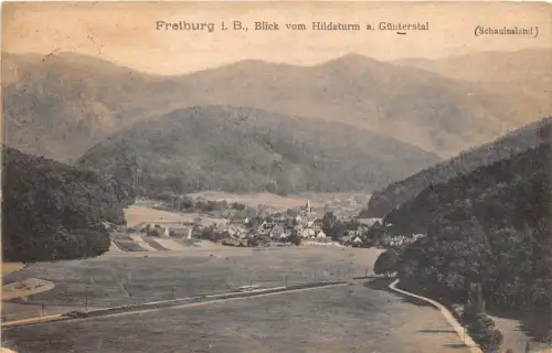 B92172 freiburg i b blick vom hildaturma gunterstal germany