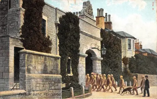 BR98483 Gefängnis Gate Portland UK