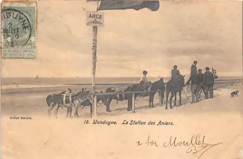 B93062 wenduyne la station des aniers pferd belgien