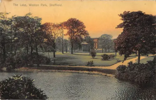 BR98396 the lake weston park sheffield uk