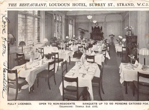B90911 The Restaurant Loudoun Hotel Surrey UK