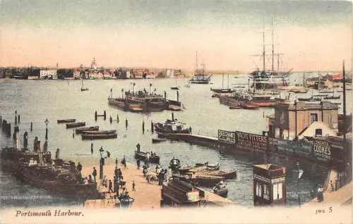 BR64260 Portsmouth Hafenschiff Bateaux UK