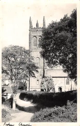 BR98449 Probus Kirche Echtfoto UK