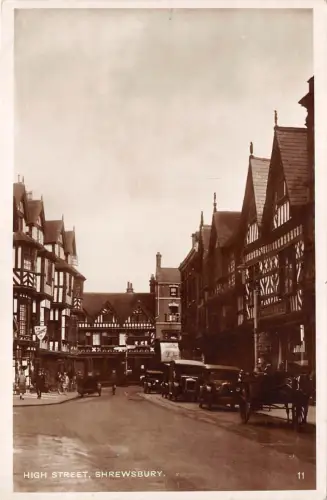 BR64346 High Street Shrewsbury Echtfoto UK