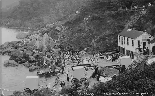 BR64332 Torquay Anstey S Cove Echtfoto UK