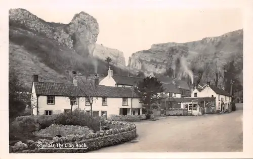 BR64275 Cheddar der Löwenfelsen Echtfoto UK