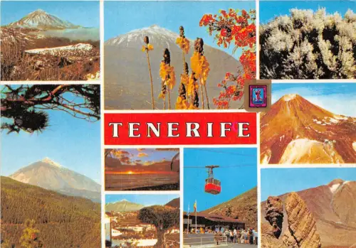 BG6323 Teneriffa Seilbahn Multi Views Spanien