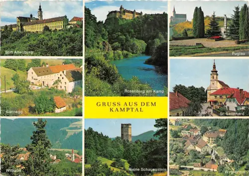 BG11630 Gruss aus dem Kamptal Rosenburg am Kamp St Leonhard Österreich
