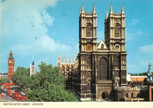 BR91512 Westminster Abbey London Doppeldeckerbus UK