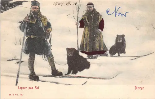 bc65771 Upper Paa Ski Norge Folklore Typ Kostüm Norwegen