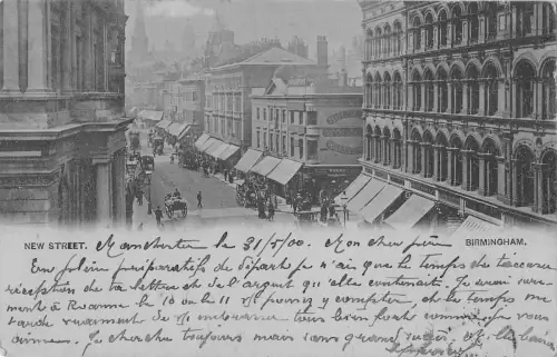 BR81812 new street birmingham uk