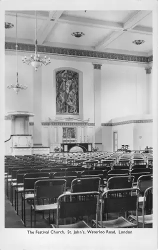 BR98422 The Festival Church St John S Waterloo Road London Echtfoto UK