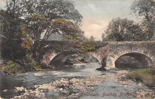 BR74722 Ambleside Brathay Bridge UK