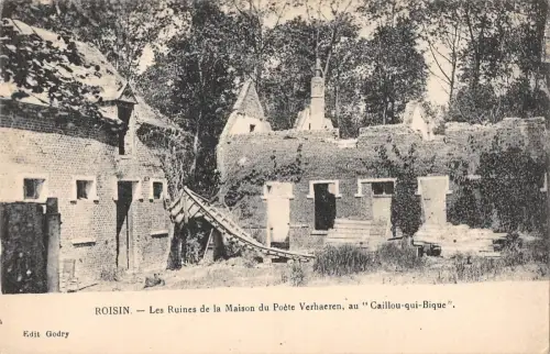 BR56068 Roisin les ruine de la maison du poete Verharen Belgien