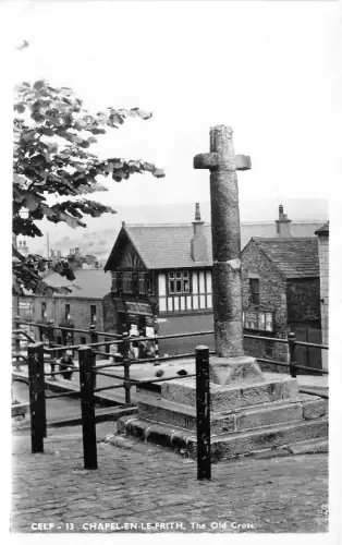 uk40254 old cross chapel en le frith real photo uk Derbyshire