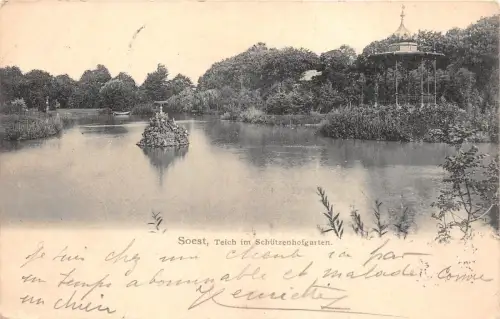 B92416 soest teich im schutzenhofgarten germany