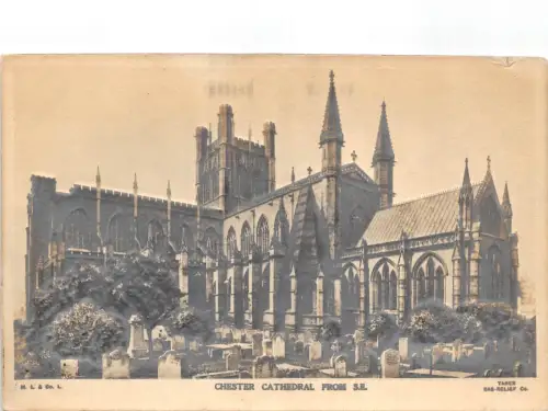 BR64415 geprägte Chester Kathedrale UK