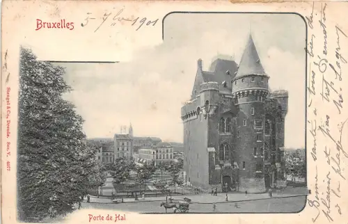 B93039 bruxelles porte de hal geprägt belgien