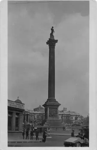 BR98464 Trafalgar Square Echtfoto London UK Nelson Säule