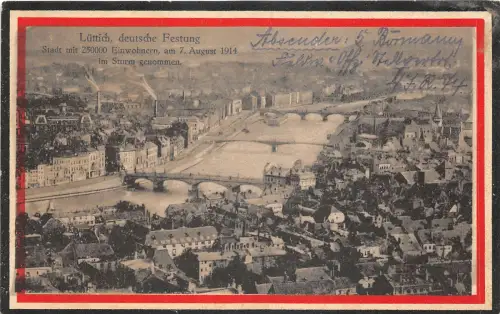 Lot133 Liege Belgien Luttich Deutsche Festung