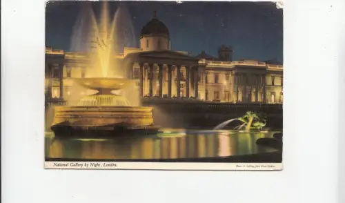 BF29669 National Gallery by Night London UK Vorder-/Rückseitenbild