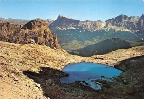 B84536 dolomiti groppo sella lago pissadu italien