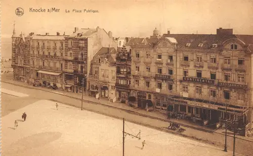 Br36026 Knocke Place Publique Belgien