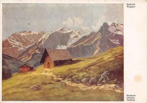B74485 Richard Wagner Bockart Scharte Gastein Österreich