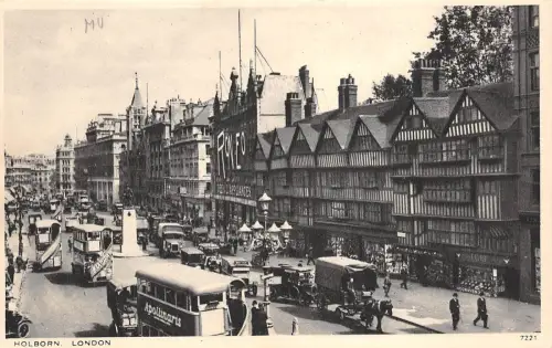 BR65541 Holborn Doppeldeckerbus London UK