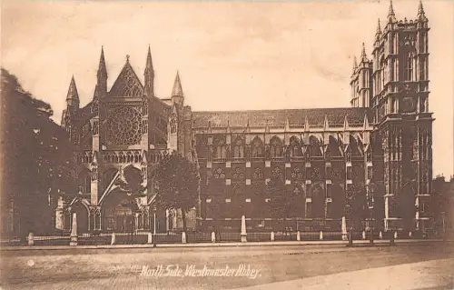 BR94375 North Side Westminster Abbey London UK