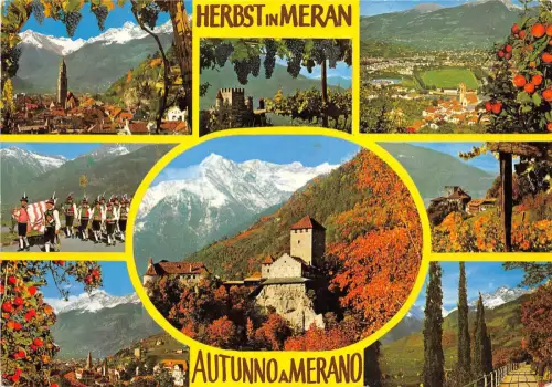 BG17733 herbst im meran autunno a merano typen folklore italien