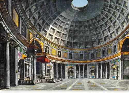 BT1564 roma interno del pantheon italy