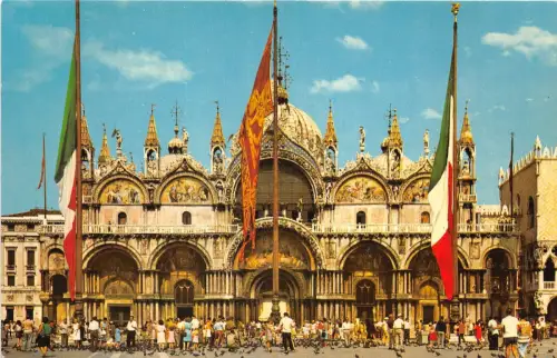 BR816 Italia Venezia Piazza e Basilica di S Marco Italien