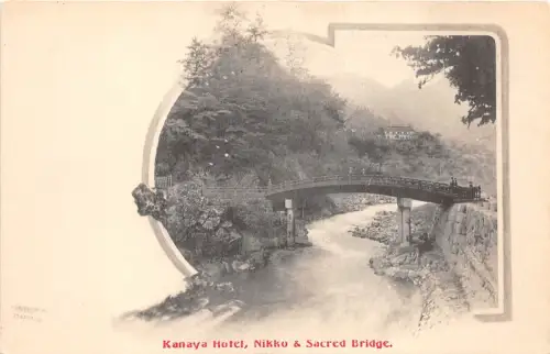 B4802 Kanaya Hotel Nikko und Sacred Bridge Front/Back Scan