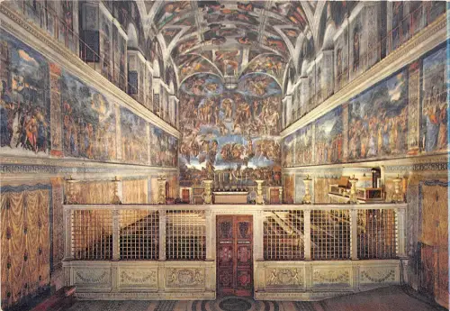 BR12503 Roma Vaticano Interno Capppella Sisitina Italien