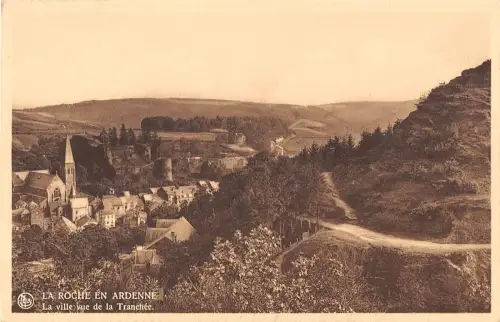BR55914 La ville vue de la Tranchee La roche en ardenne belgien