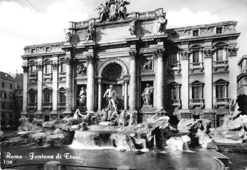 B58354 Roma Fontana di Trevi Italien