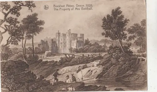 BF32744 Buckfast Abbey Devon UK Front/Back Image